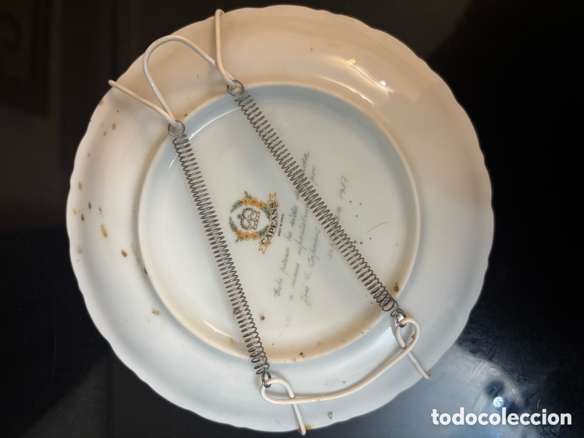 Antig&uuml;edades: Plato antiguo cer&aacute;mica - Foto 2