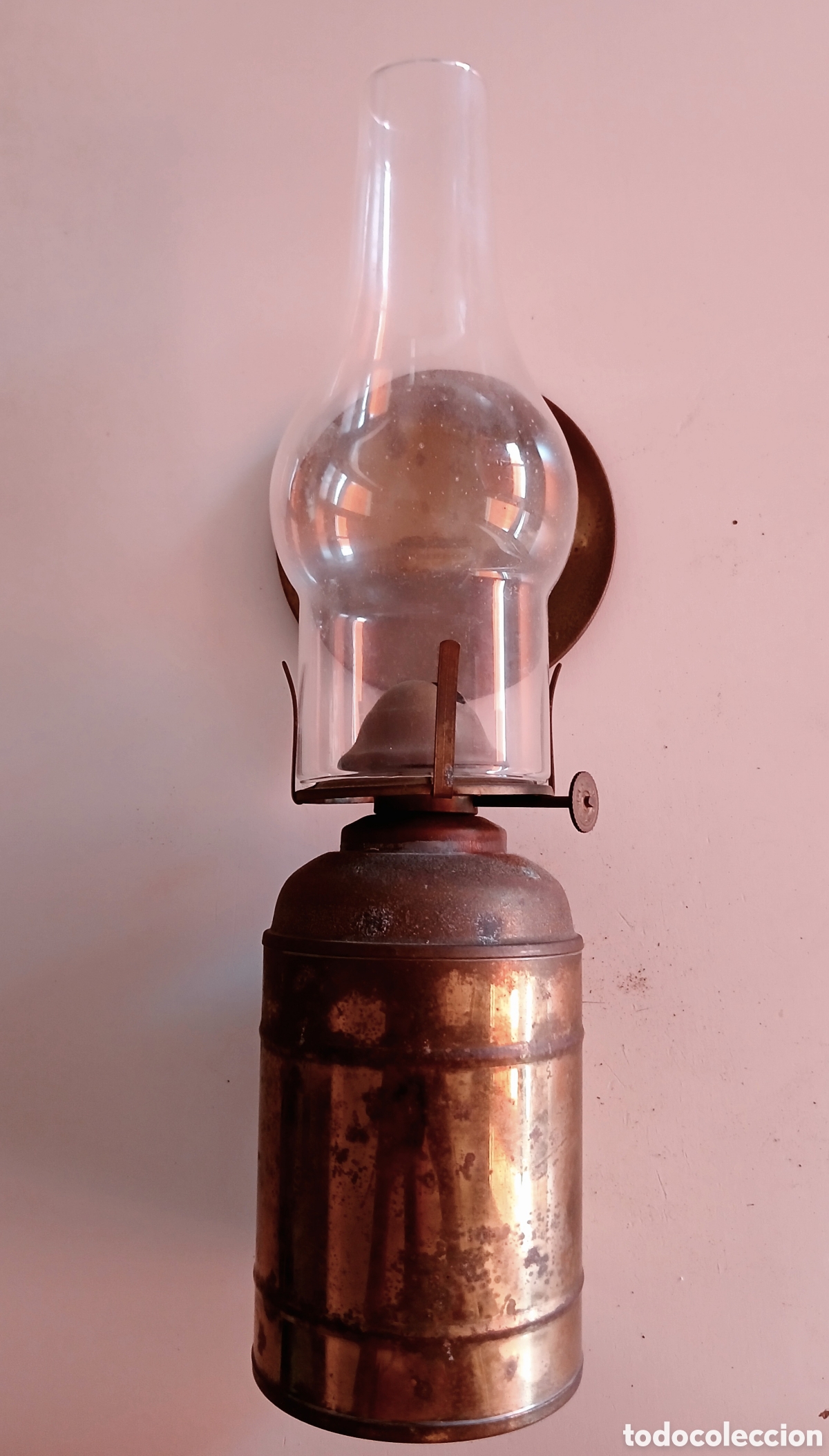 Antig&uuml;edades: Candil de queroseno vintage - Foto 1