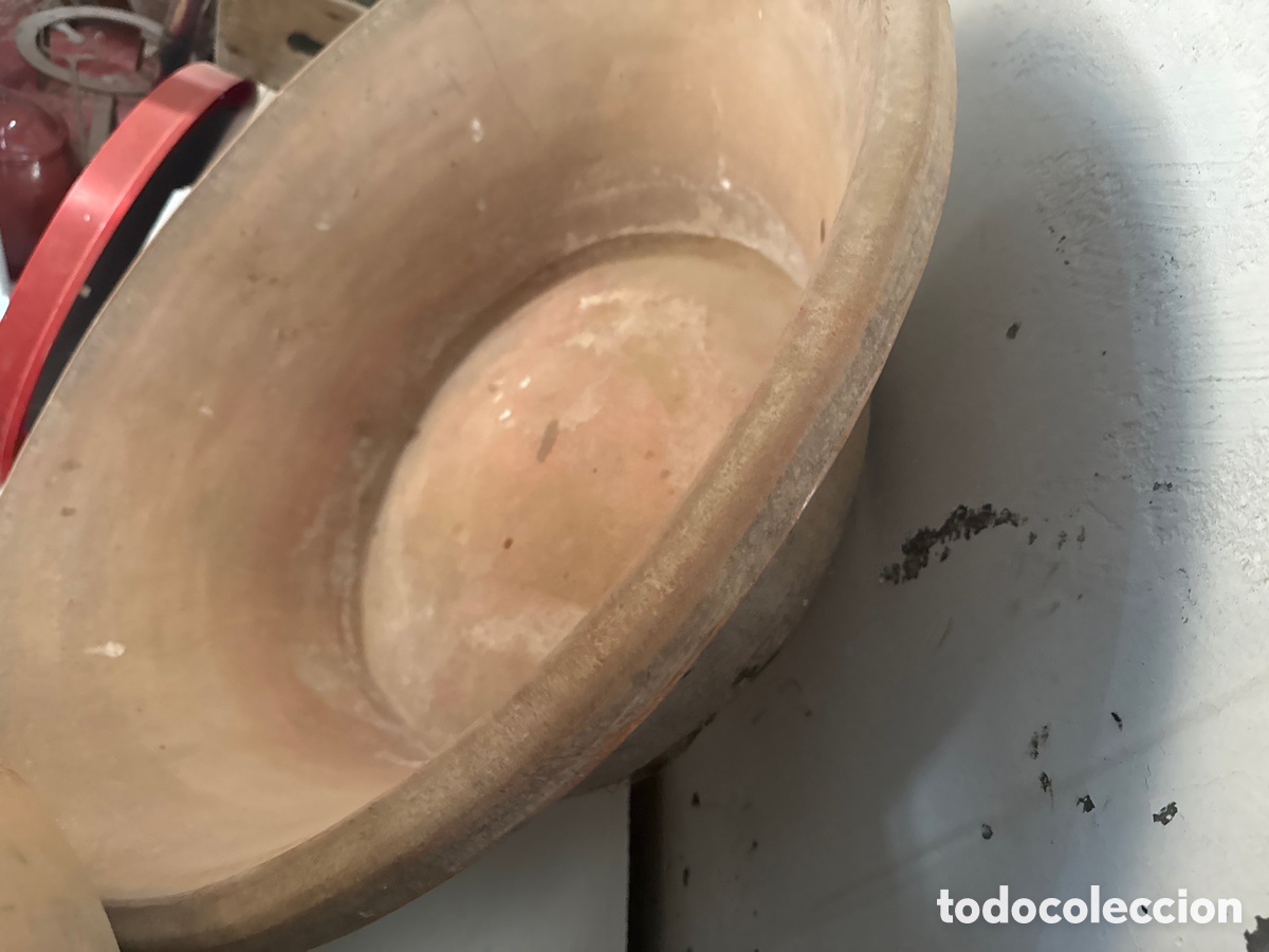 Antig&uuml;edades: Lebrillo de barro de la alfarer&iacute;a solanera - Foto 3