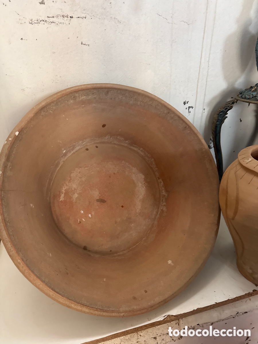 Antig&uuml;edades: Lebrillo de barro de la alfarer&iacute;a solanera - Foto 1