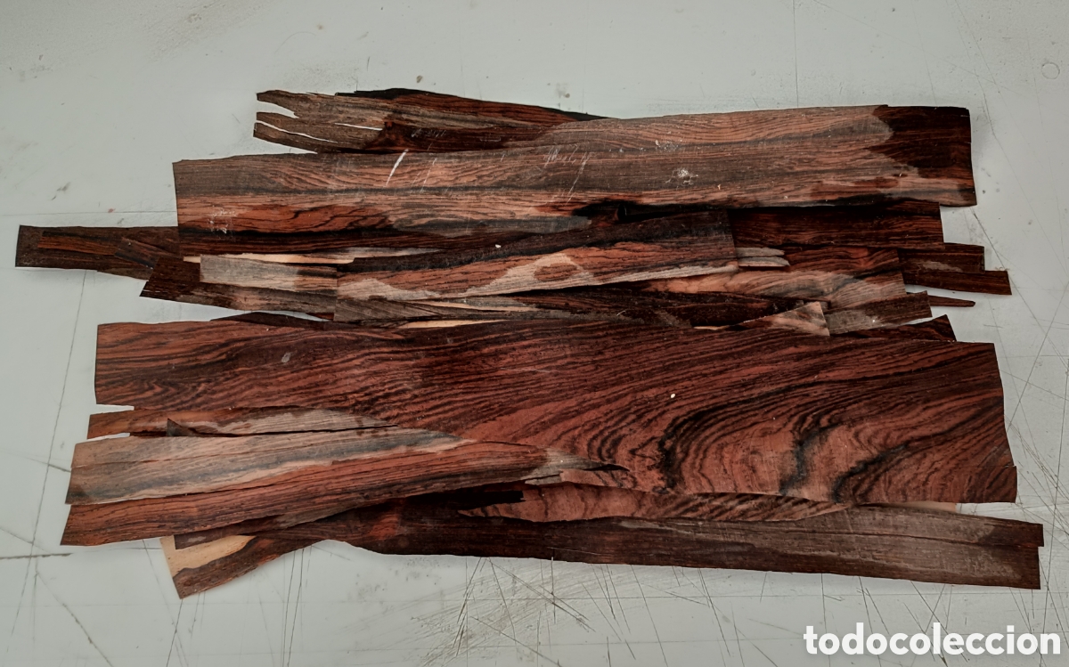 Antig&uuml;edades: Chapa de madera de palisandro. - Foto 1