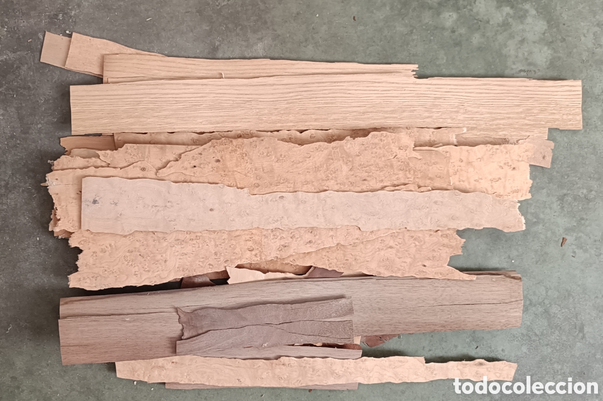 Antig&uuml;edades: Diferentes chapas de madera peque&ntilde;as - Foto 1