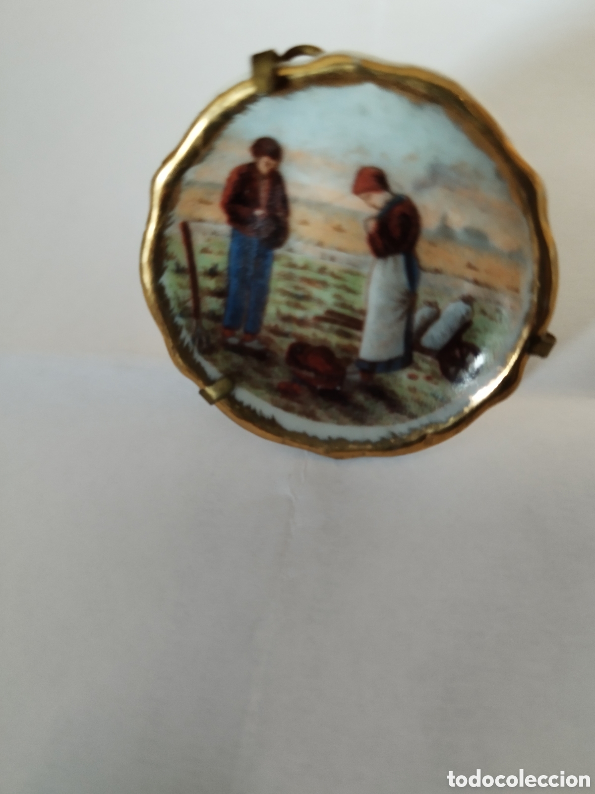 Antig&uuml;edades: Plato miniatura Limoges - Foto 1