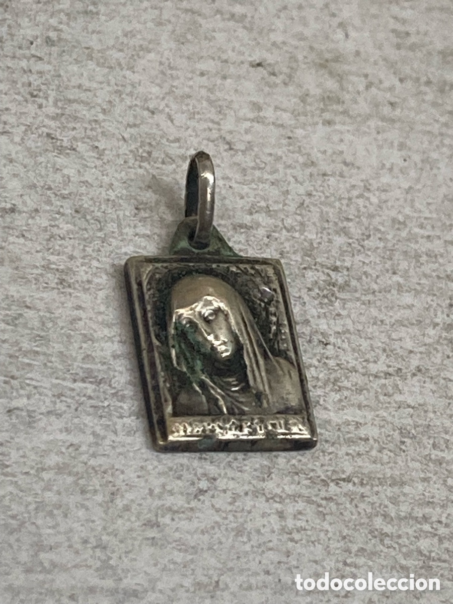 Antig&uuml;edades: Medalla de plata religiosa C463 - Foto 1
