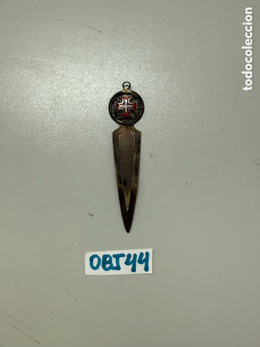 Antig&uuml;edades: Antiguo marca p&aacute;ginas de plata - Foto 1