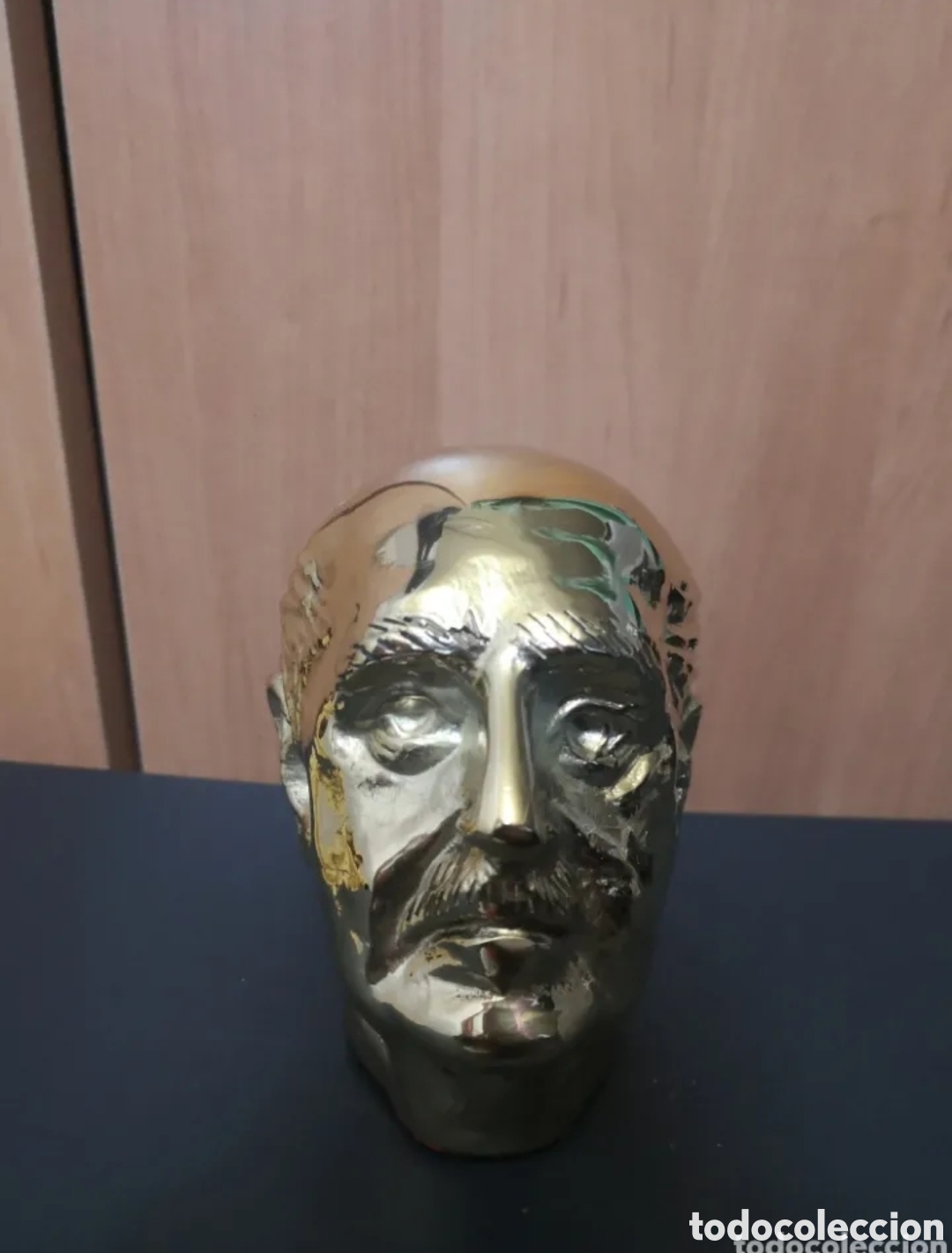 Antig&uuml;edades: Cabeza de Franco en bronce - Foto 1