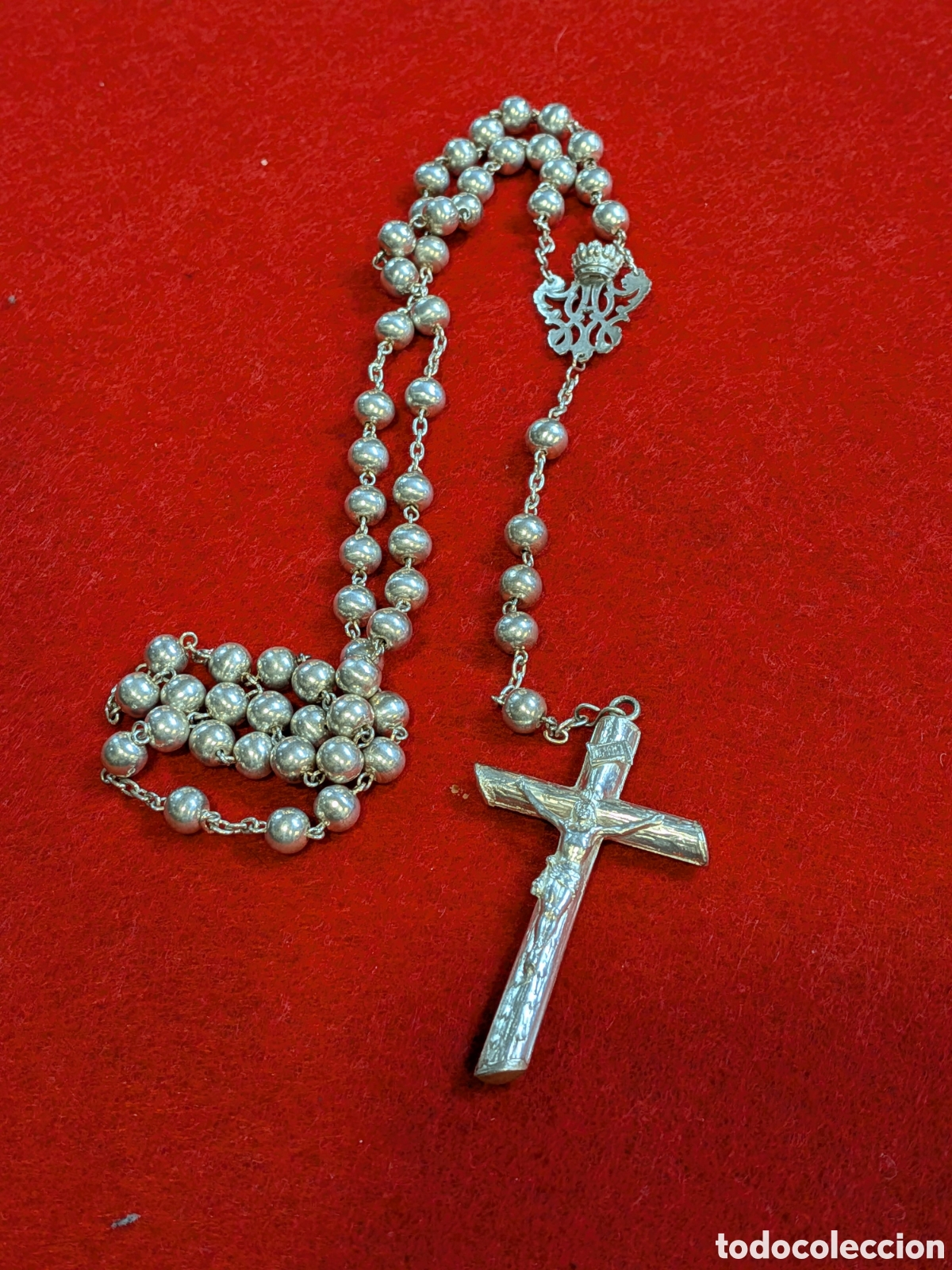 Antig&uuml;edades: Rosario en plata. REF-409/11. ca3 - Foto 1