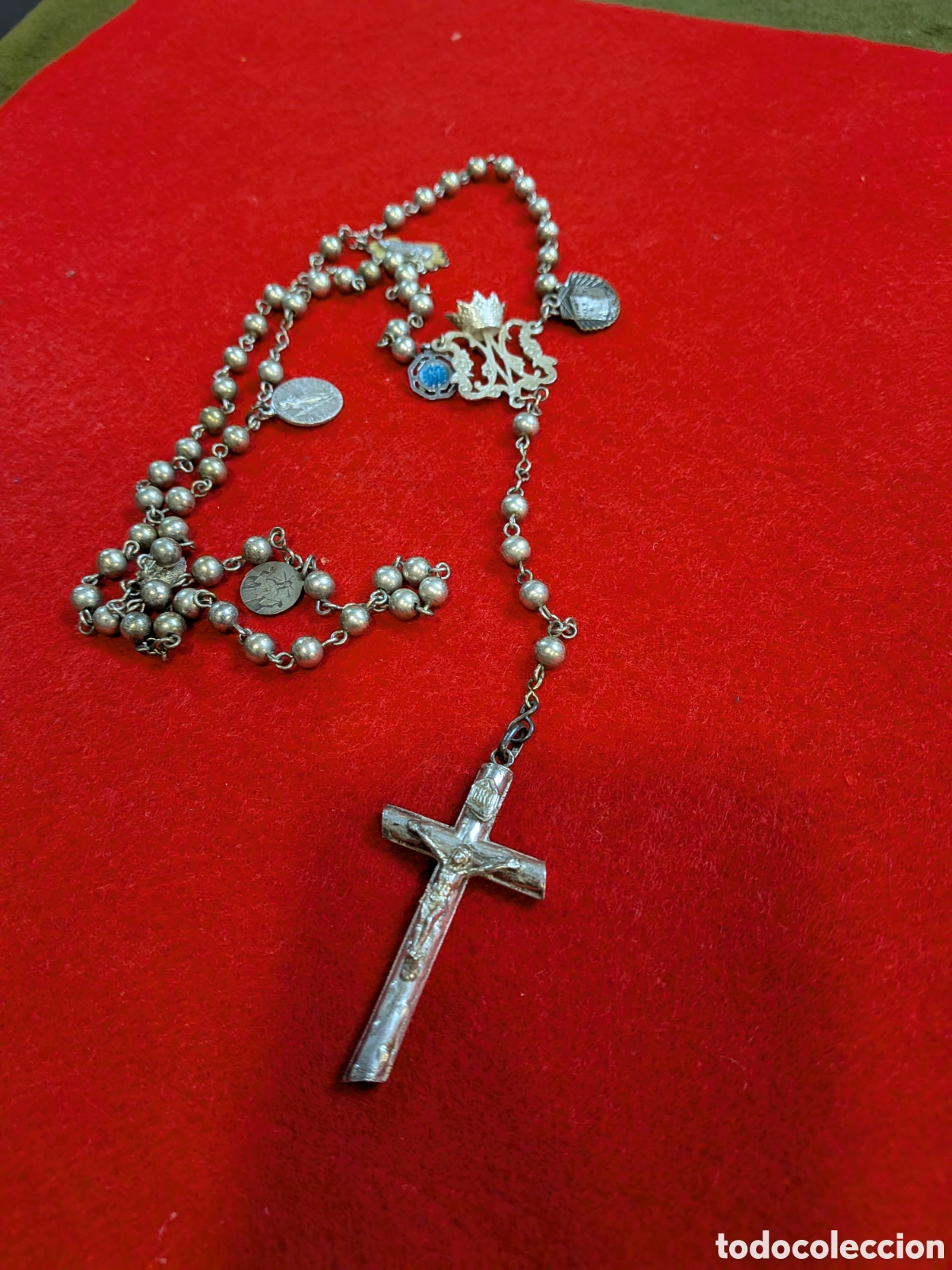 Antig&uuml;edades: Rosario en plata. REF-409/12. ca3 - Foto 1