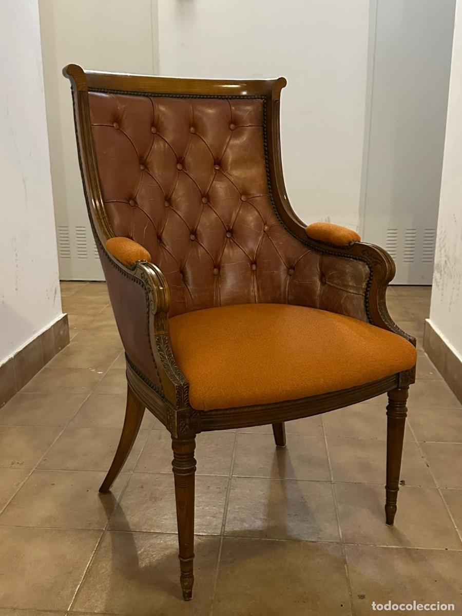 Antig&uuml;edades: Silla con reposabrazos - Foto 1
