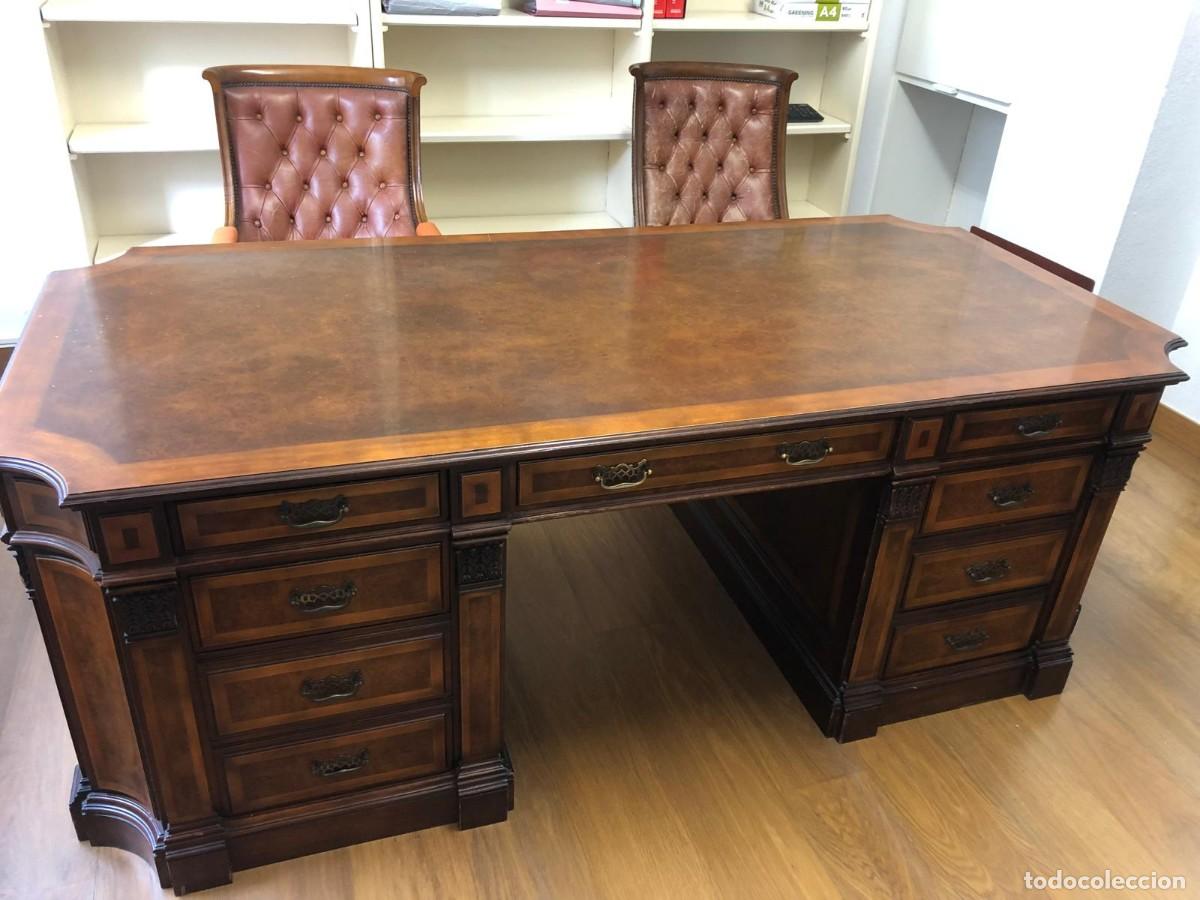 Antig&uuml;edades: Mesa antigua de escritorio o despacho - Foto 3