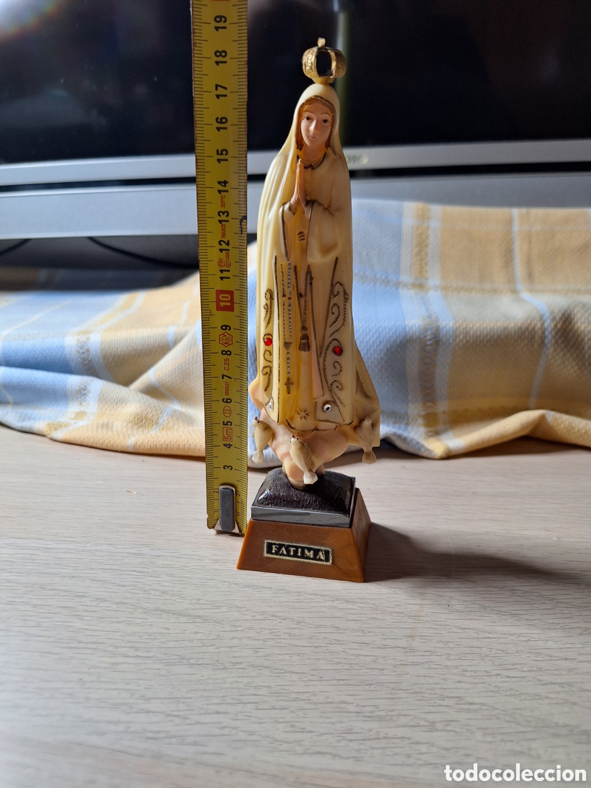 Antig&uuml;edades: Antigua virgen de fatima. - Foto 2