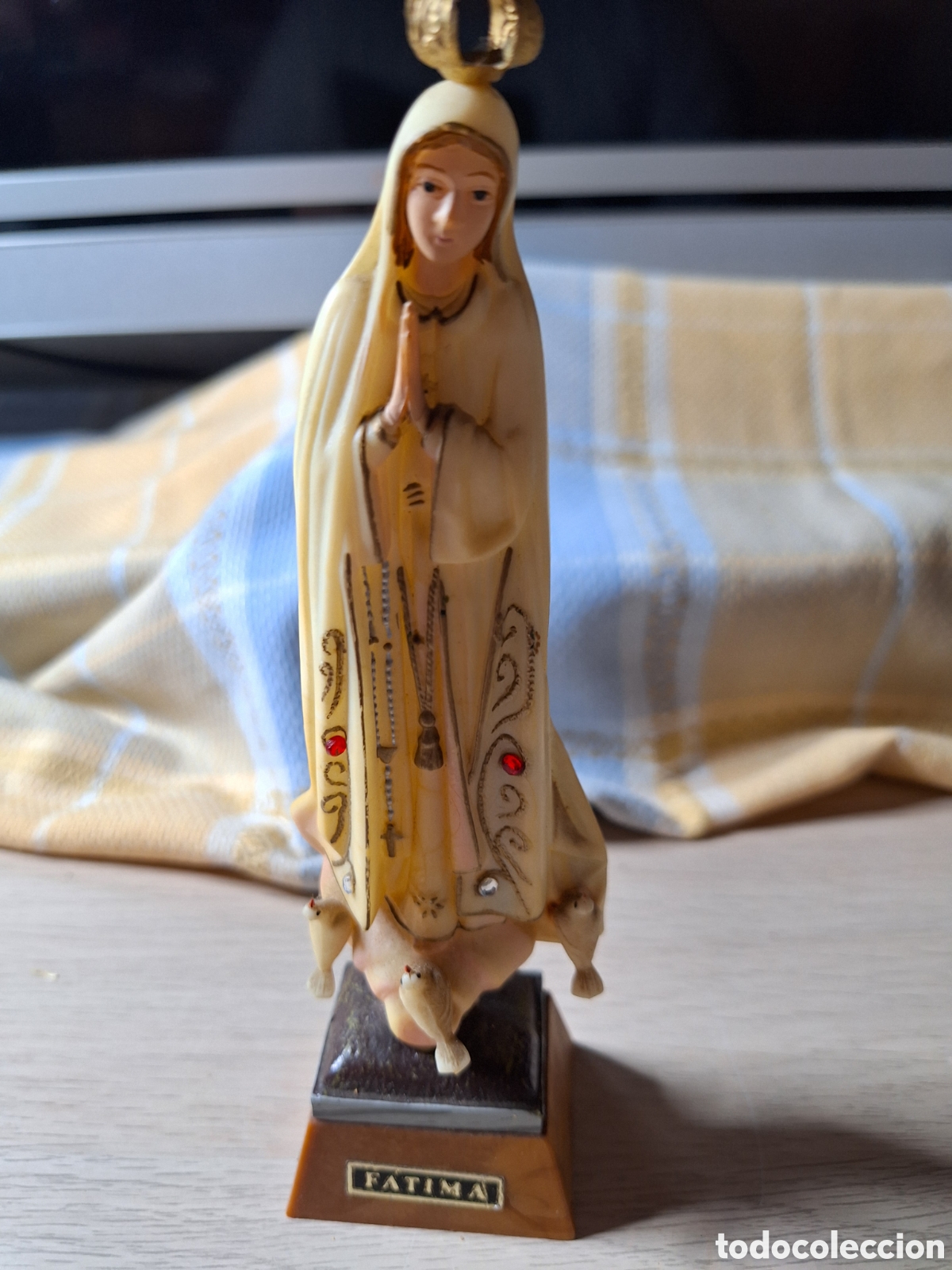 Antig&uuml;edades: Antigua virgen de fatima. - Foto 1