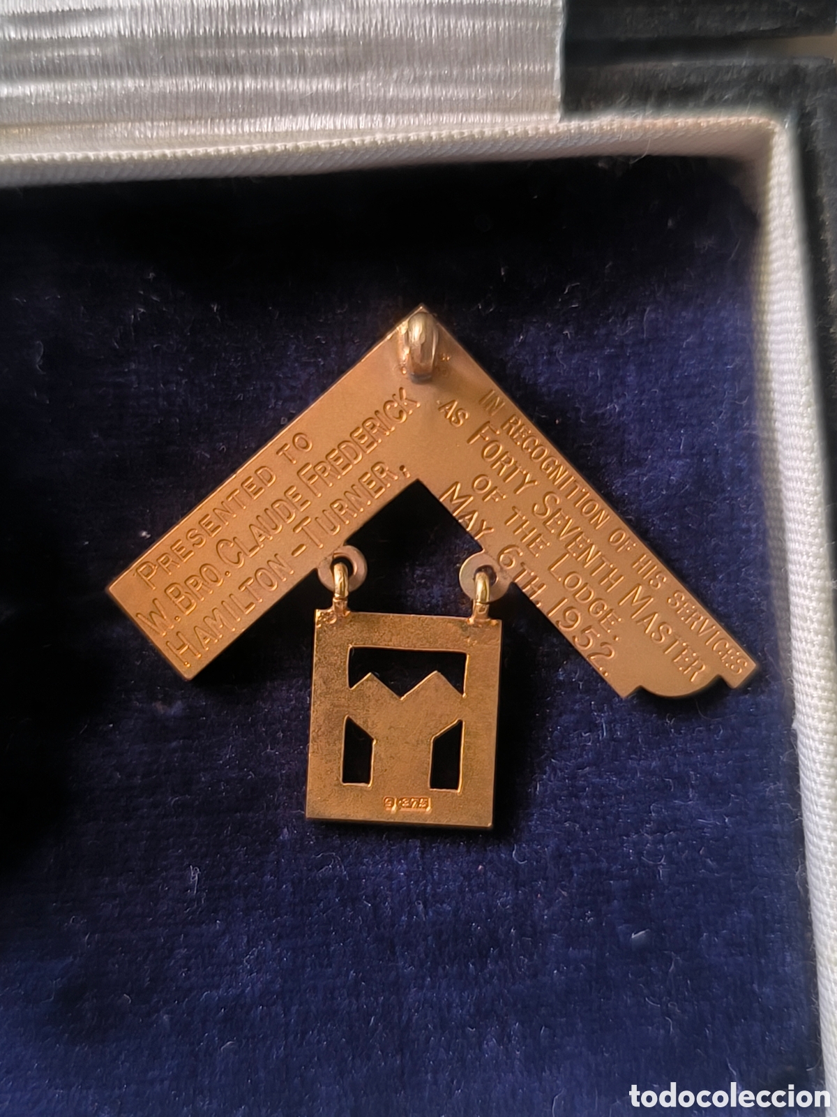 Antig&uuml;edades: Lote medallas y libros masonicos - Foto 3