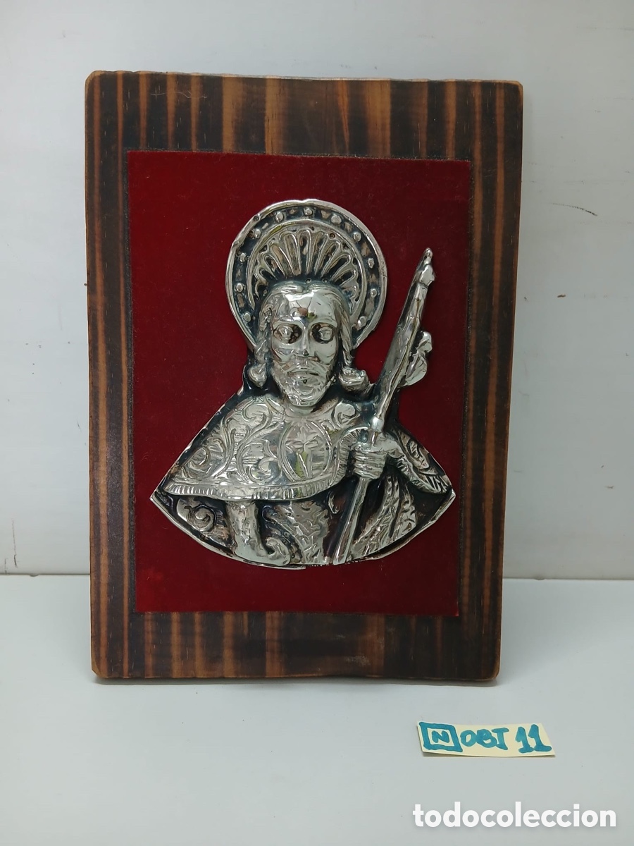 Antig&uuml;edades: Placa antigua Santiago Ap&oacute;stol - Foto 1