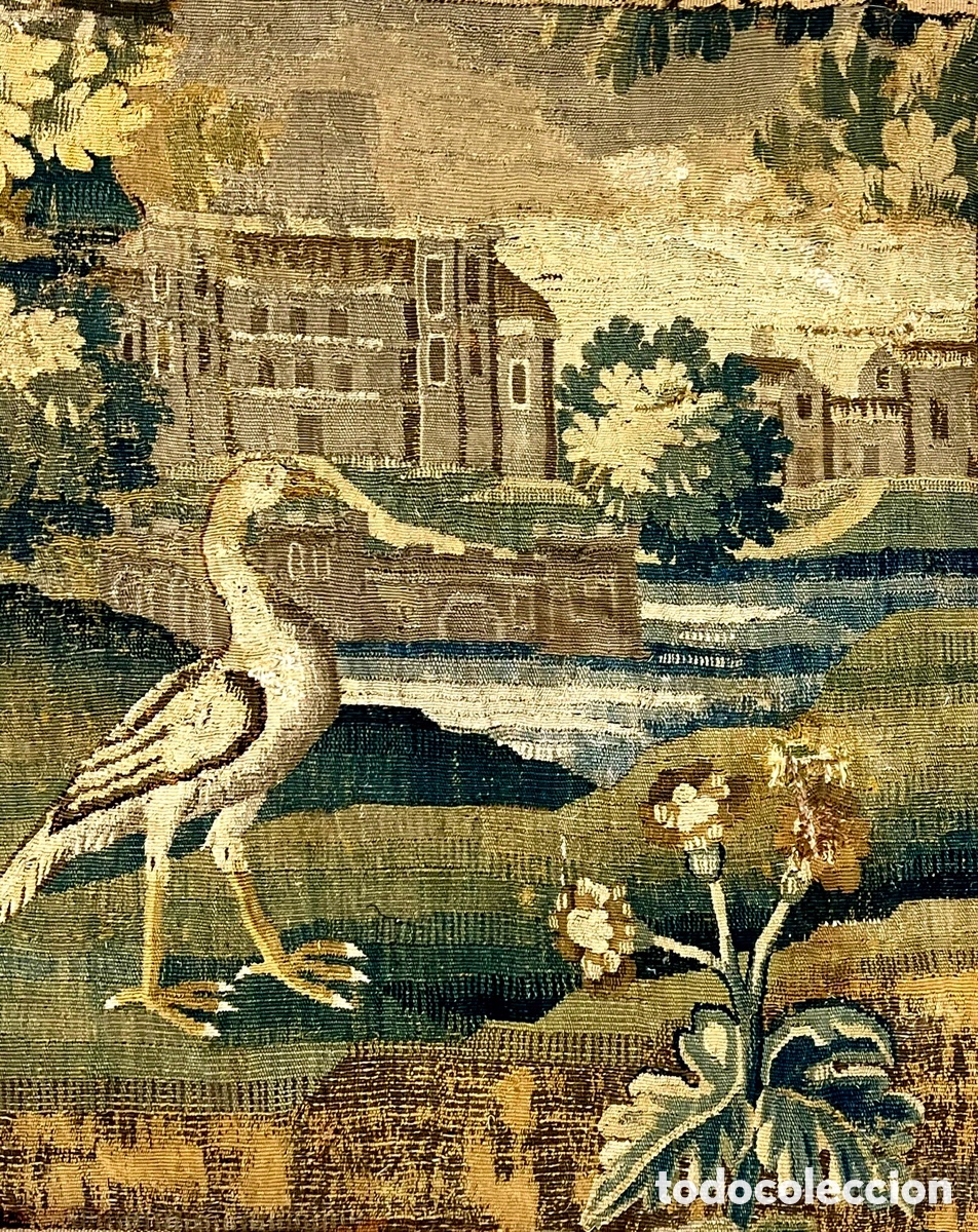 Antig&uuml;edades: Tapiz de Aubusson, S.XVII - Foto 2