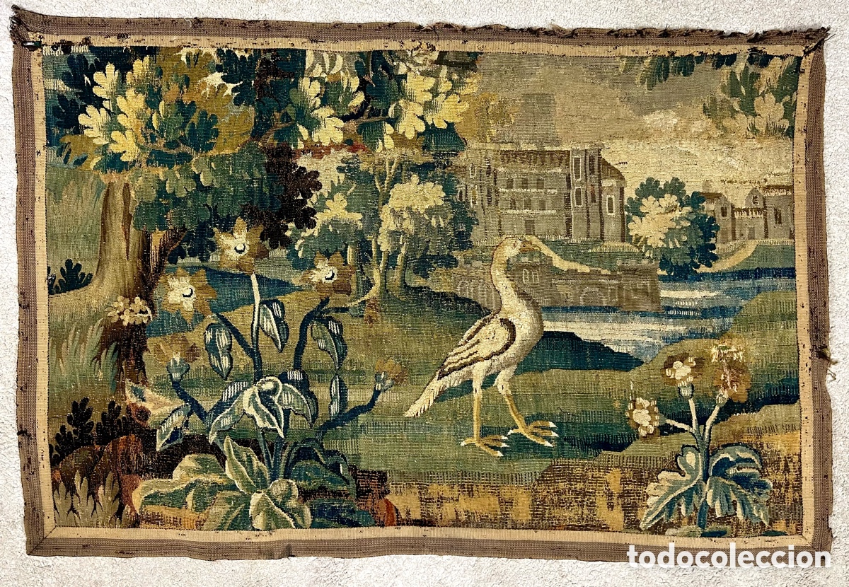 Antig&uuml;edades: Tapiz de Aubusson, S.XVII - Foto 3