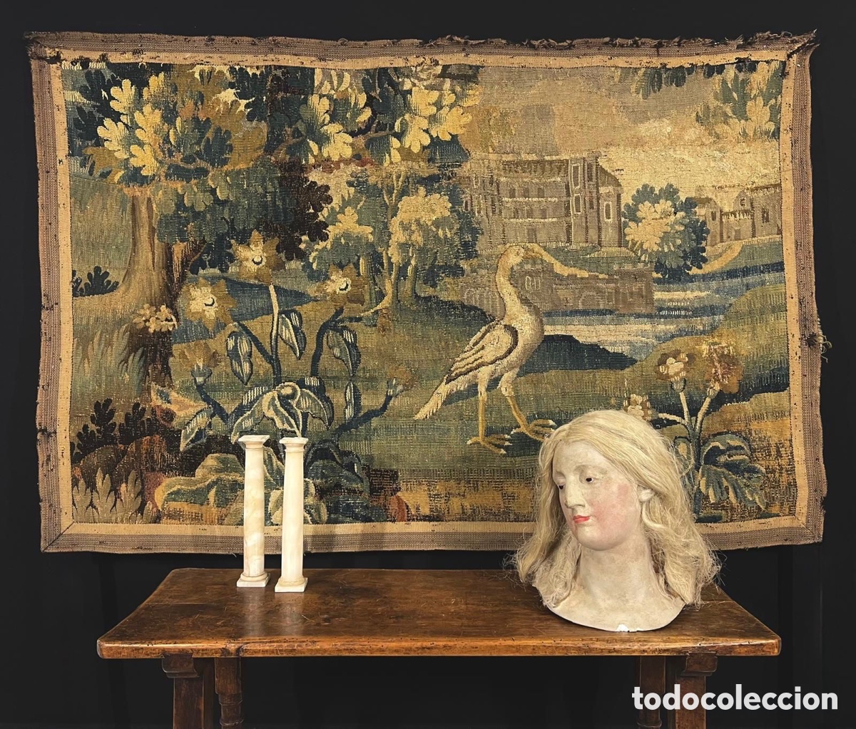 Antig&uuml;edades: Tapiz de Aubusson, S.XVII - Foto 6