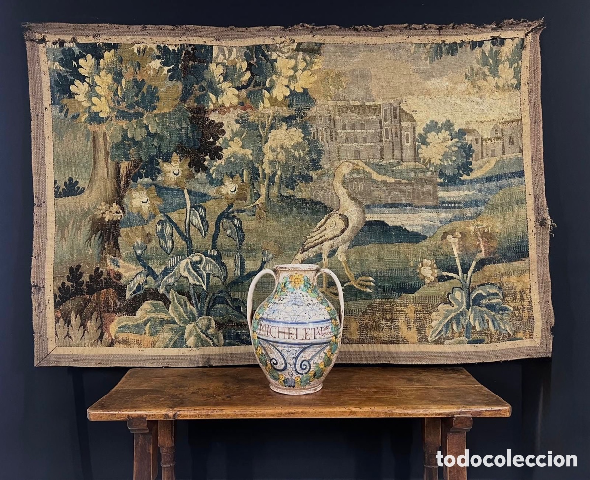 Antig&uuml;edades: Tapiz de Aubusson, S.XVII - Foto 1