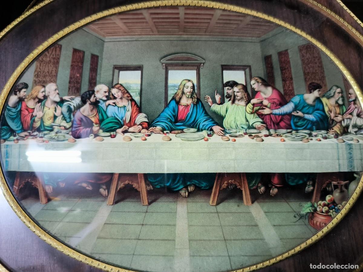 Antig&uuml;edades: Cuadro de La &Uacute;ltima Cena como en relieve - Foto 2