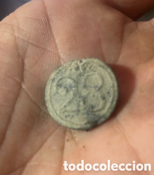 Antig&uuml;edades: BOT&Oacute;N MILITAR ESCUADR&Oacute;N FRANC&Eacute;S 28 - Foto 1