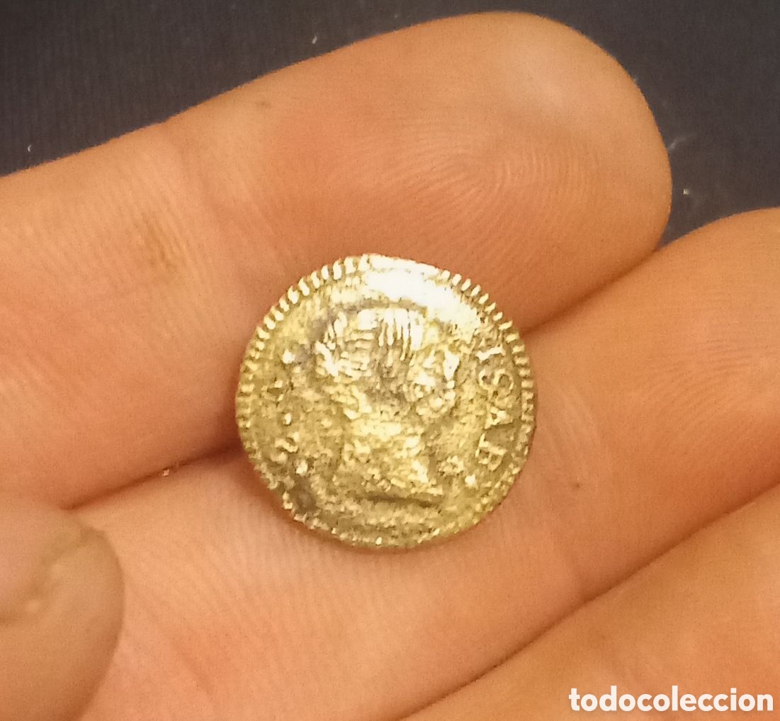 Antig&uuml;edades: BOT&Oacute;N MILITAR DE ISABEL II - Foto 1