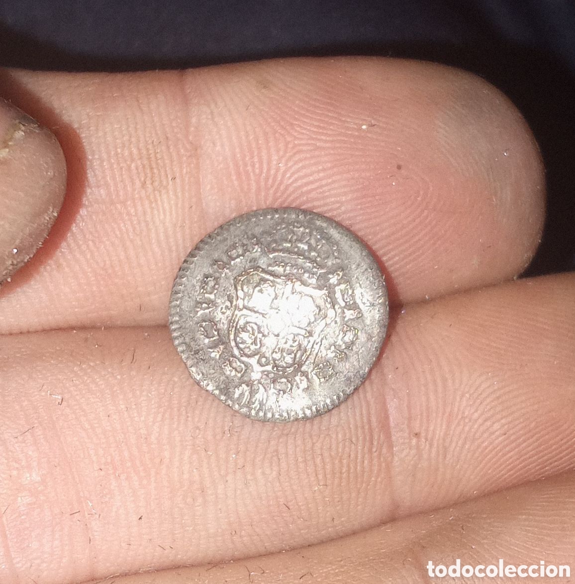 Antig&uuml;edades: BOT&Oacute;N MILITAR ANTIGUO ESPA&Ntilde;OL - Foto 1