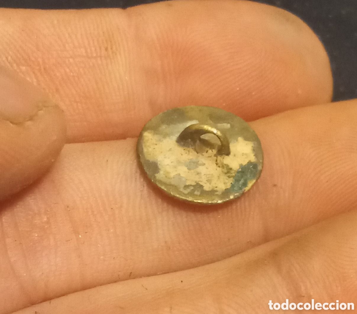 Antig&uuml;edades: BOT&Oacute;N ANTIGUO MILITAR ESPA&Ntilde;OL - Foto 2