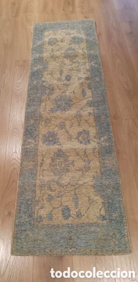 Antig&uuml;edades: Alfombra azul y beige - Foto 6