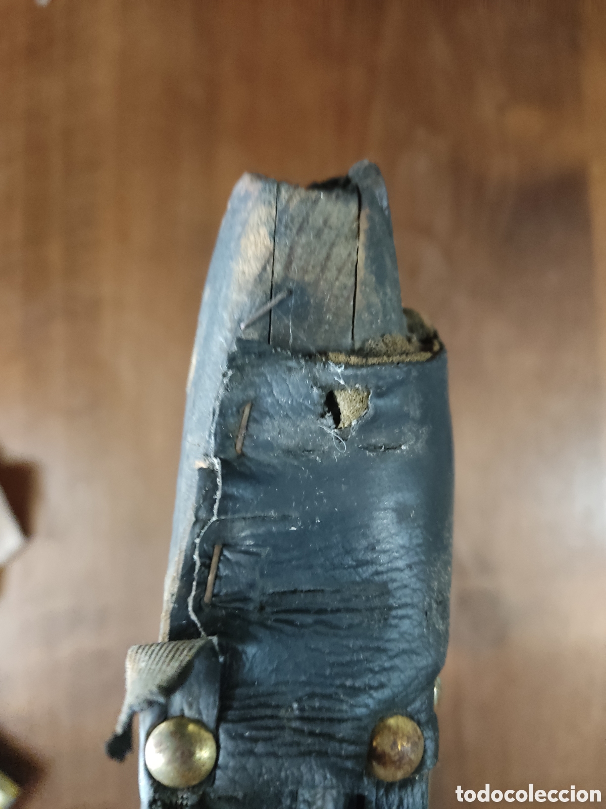 Antig&uuml;edades: Fuelle de chimenea madera y metal - Foto 6