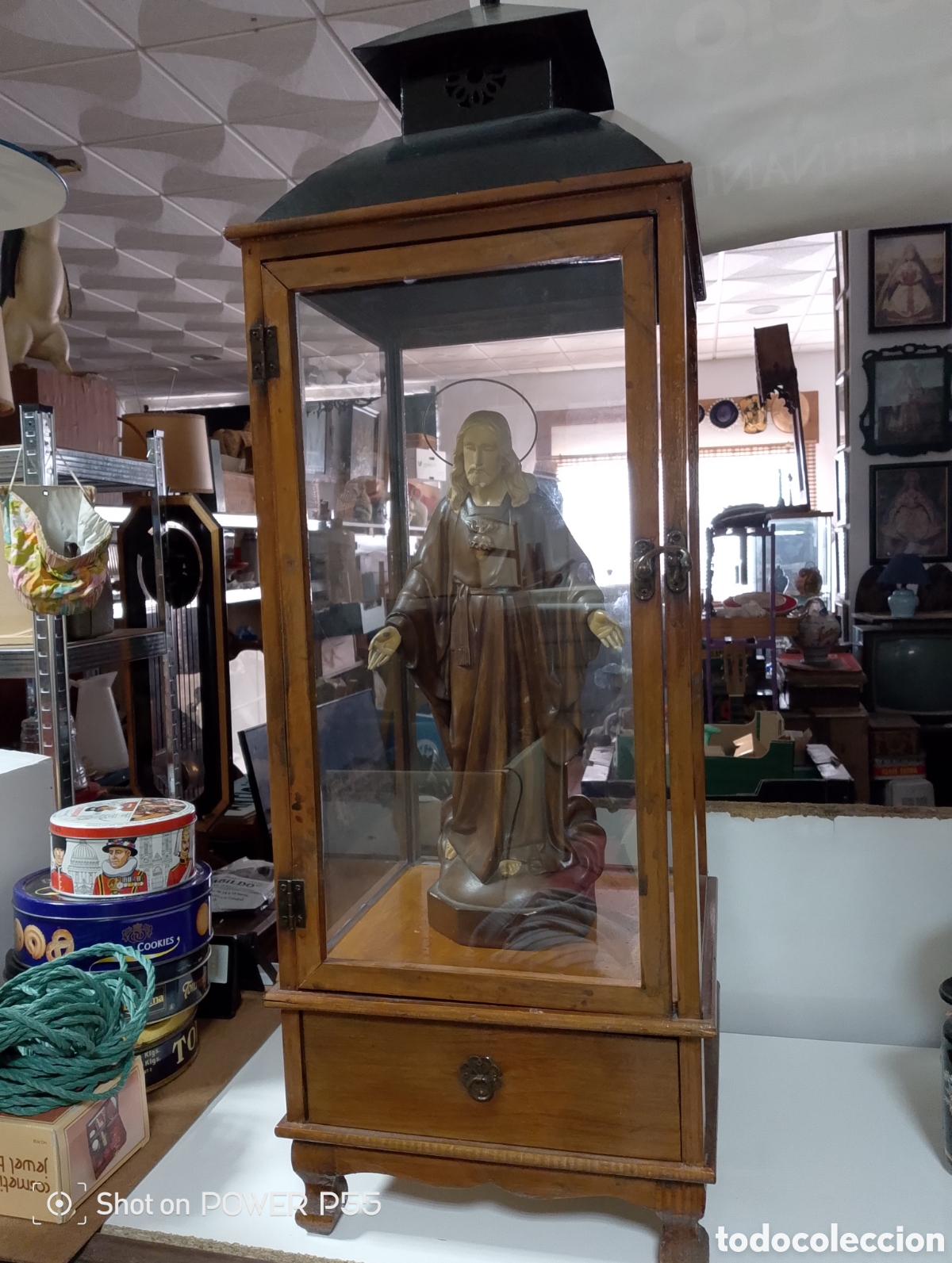 Antig&uuml;edades: Coraz&oacute;n de Jes&uacute;s en urna - Foto 1
