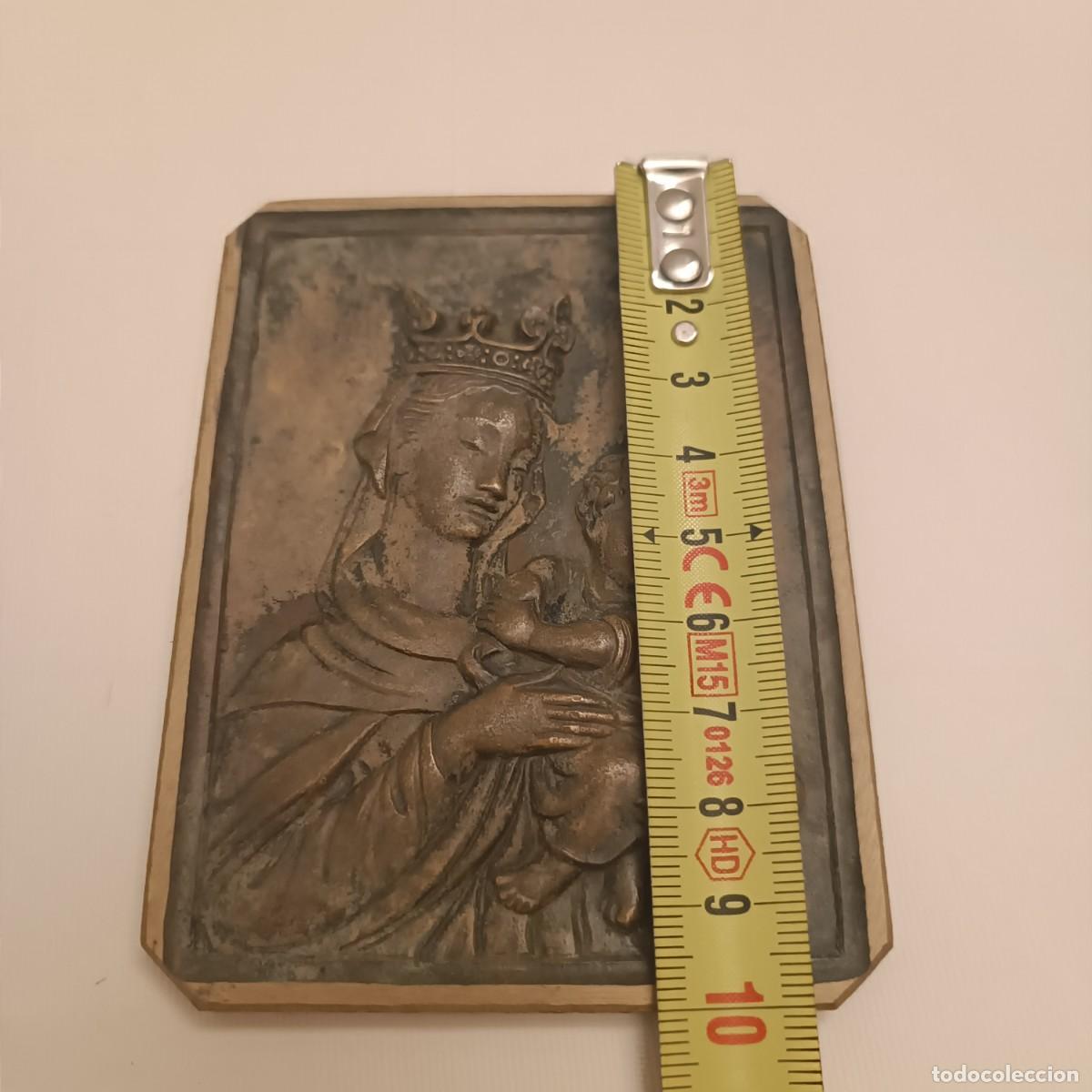 Antig&uuml;edades: PLACA DEVOCIONAL VIRGEN CON NI&Ntilde;O - Foto 6