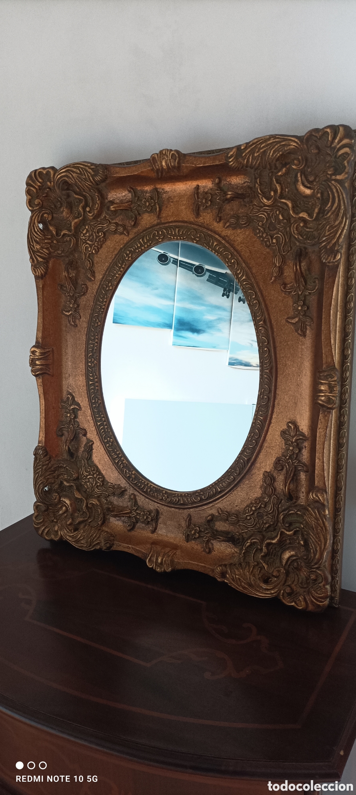 Antig&uuml;edades: Espejo antiguo vintage - Foto 3