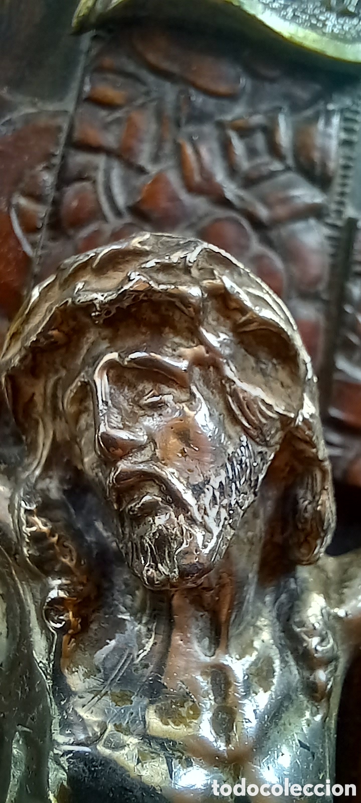 Antig&uuml;edades: ANTIGUA BENDITERA CON JESUCRISTO - Foto 10