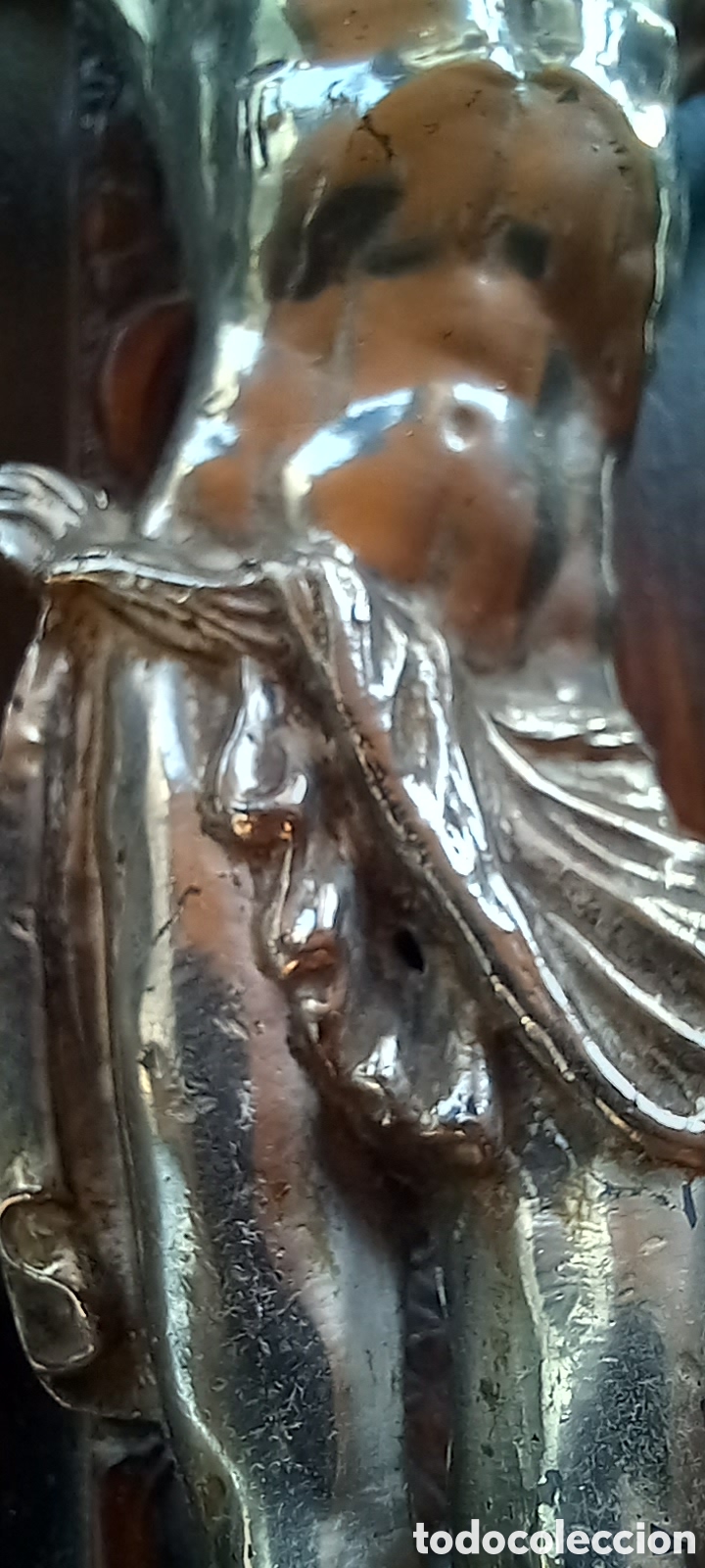 Antig&uuml;edades: ANTIGUA BENDITERA CON JESUCRISTO - Foto 15