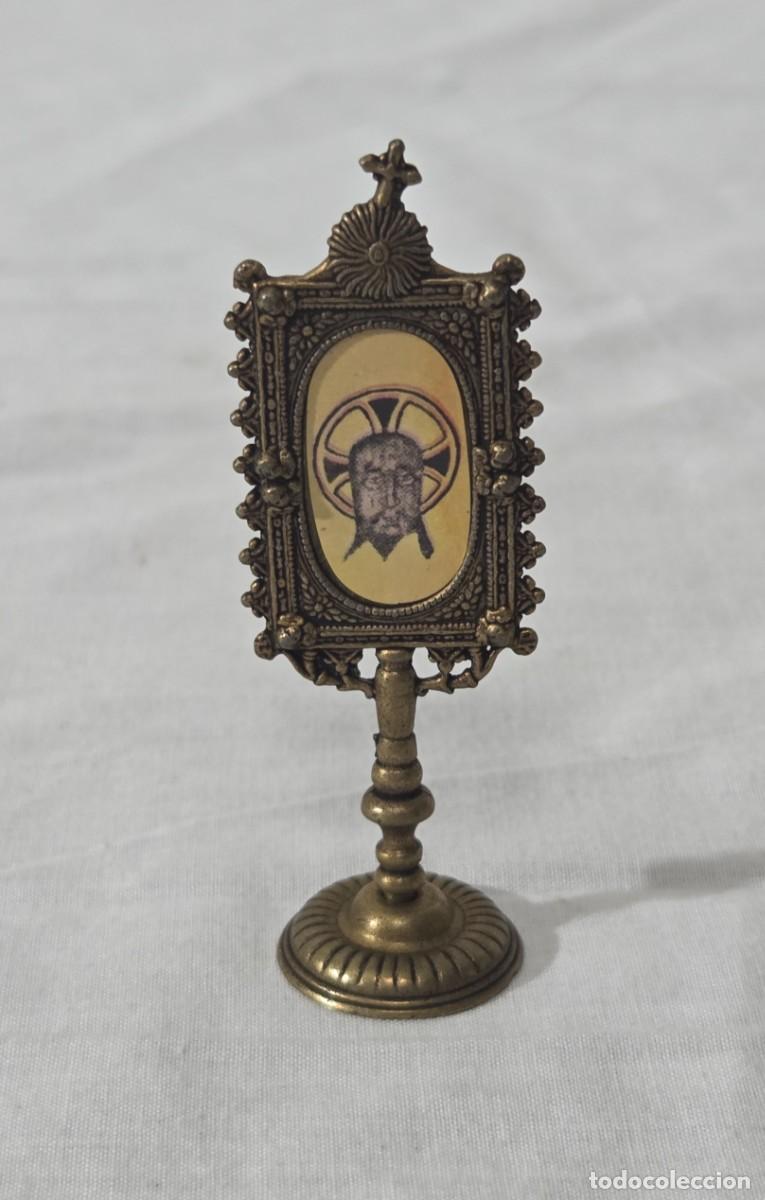 Antig&uuml;edades: Imagen cristo en metal - Foto 1