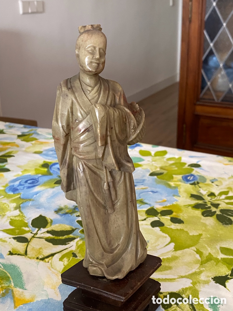 Antig&uuml;edades: Figura chino - piedra - Foto 3