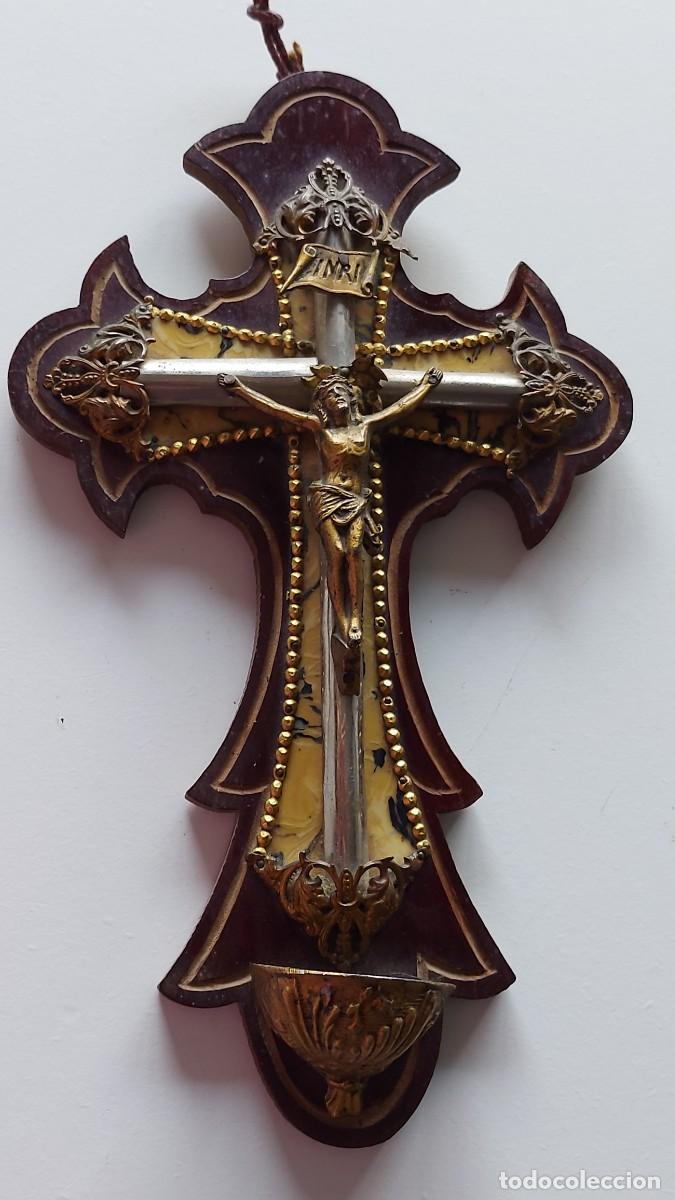Antig&uuml;edades: ANTIGUO CRISTO BENDITERA - Foto 1