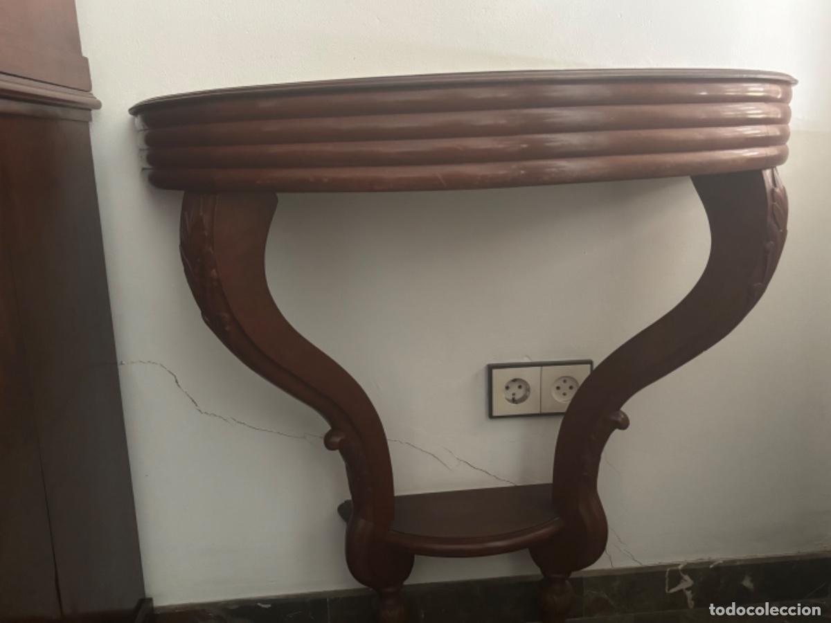 Antig&uuml;edades: Consolitas de pared caoba - Foto 1