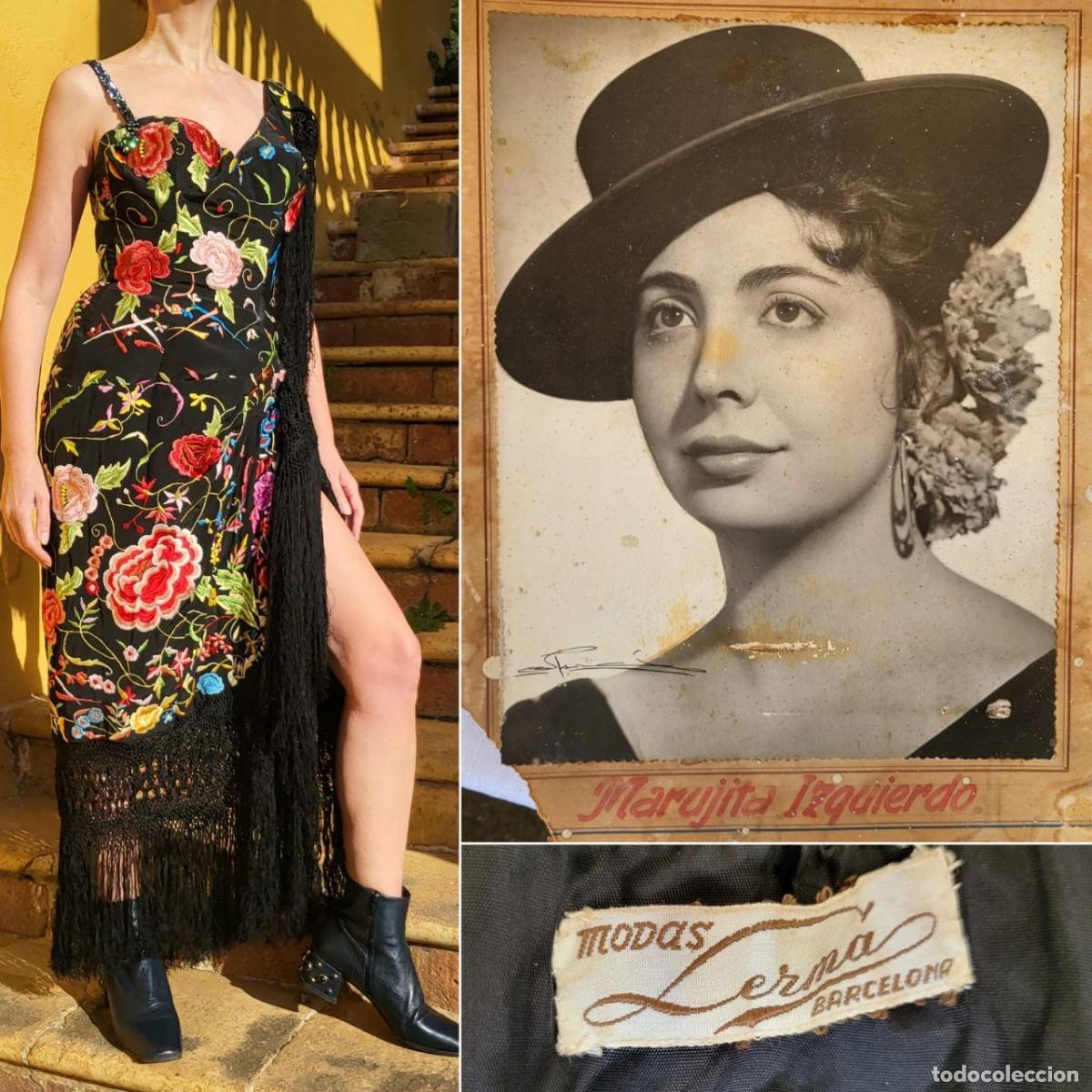 Antig&uuml;edades: Vestido de Mant&oacute;n de Manila - Foto 1