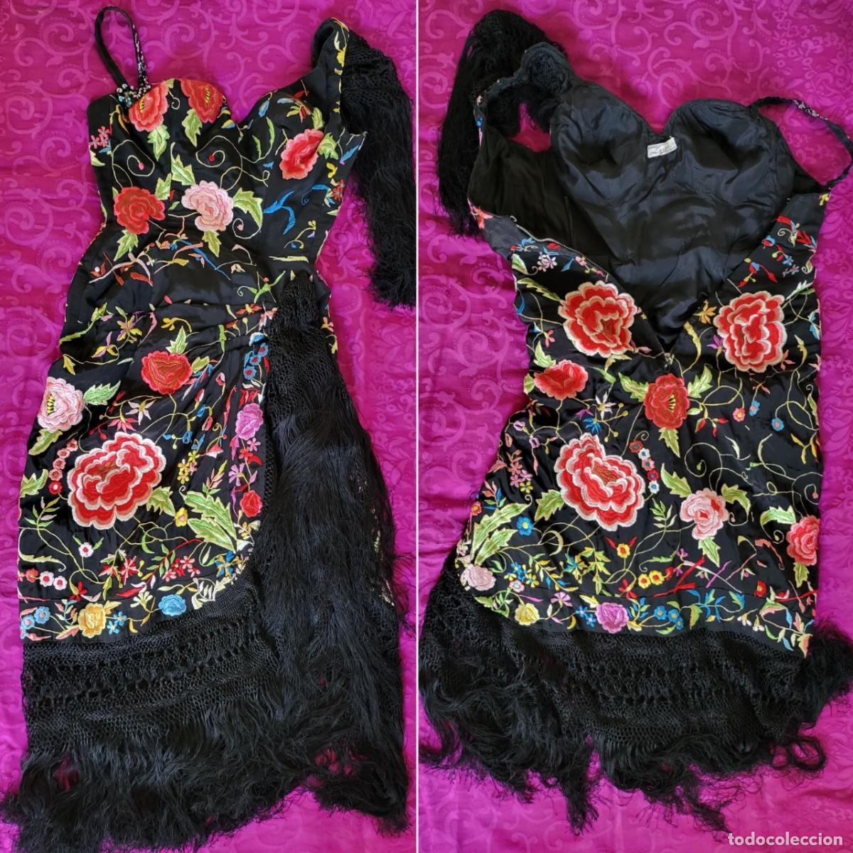 Antig&uuml;edades: Vestido de Mant&oacute;n de Manila - Foto 4