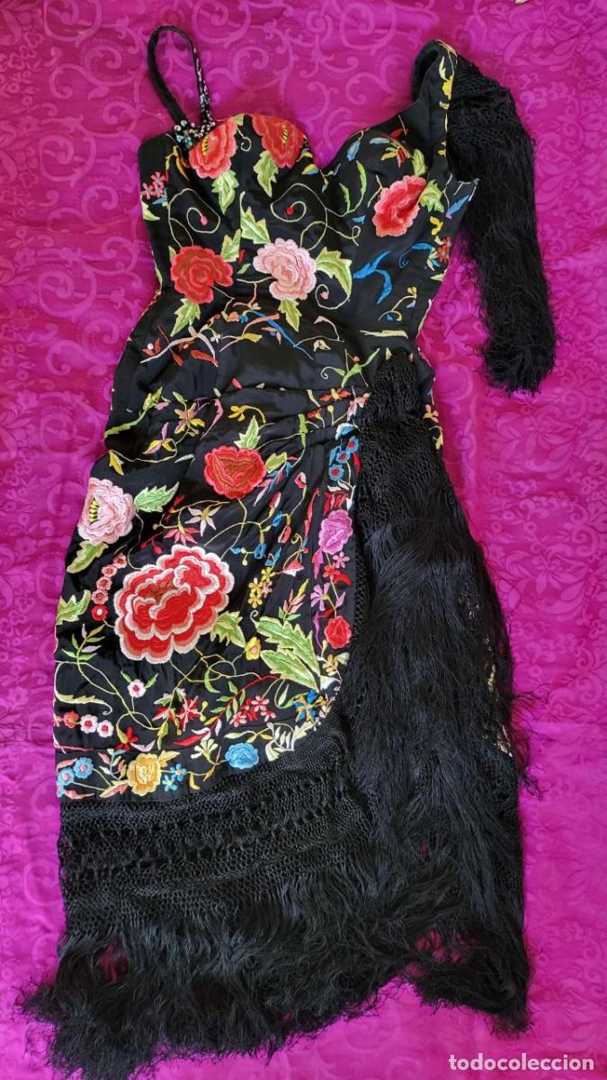 Antig&uuml;edades: Vestido de Mant&oacute;n de Manila - Foto 6