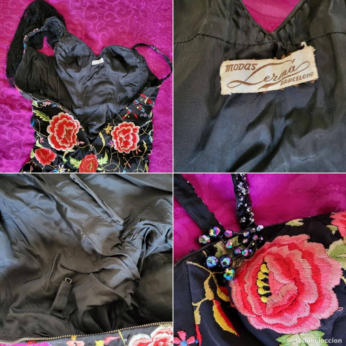 Antig&uuml;edades: Vestido de Mant&oacute;n de Manila - Foto 9