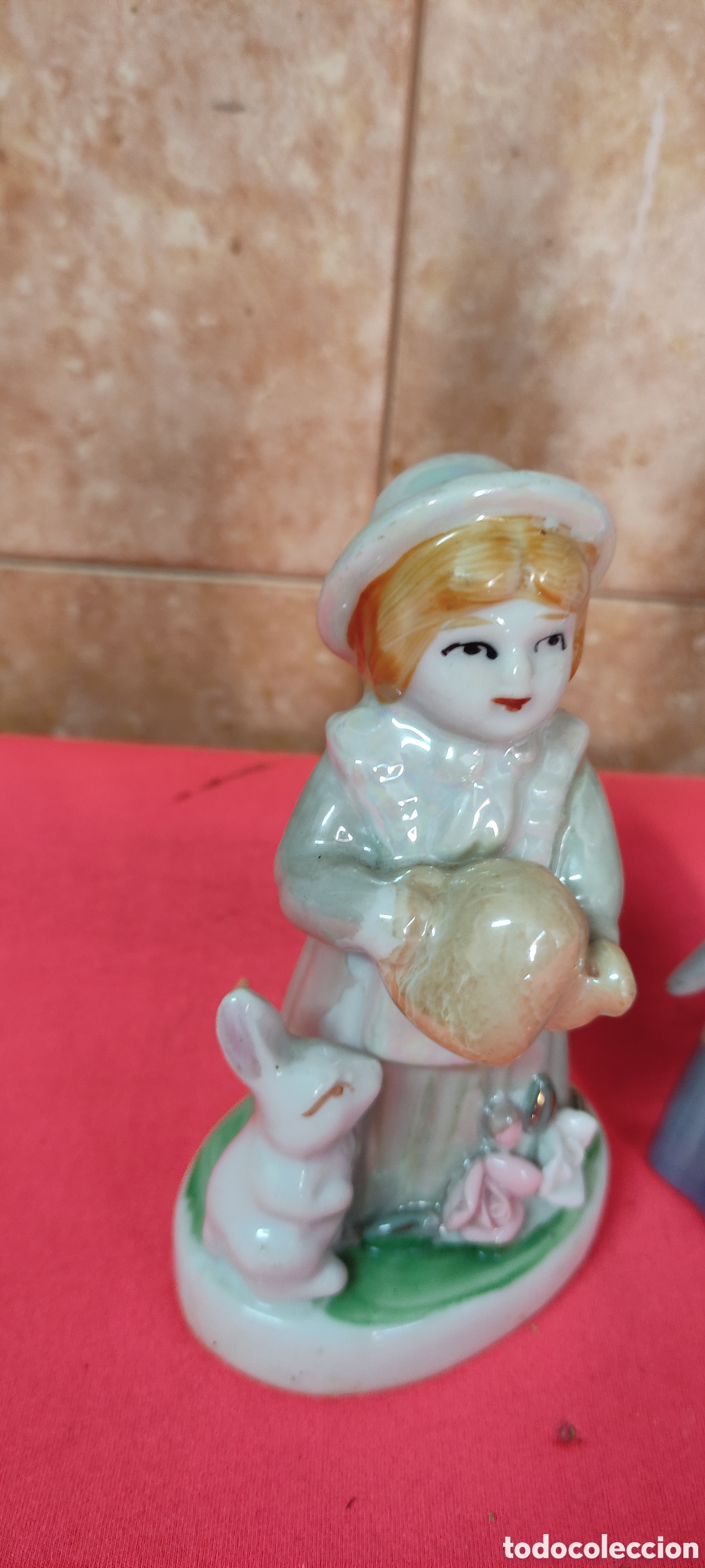 Antig&uuml;edades: Conjunto figuras de porcelana - Foto 4