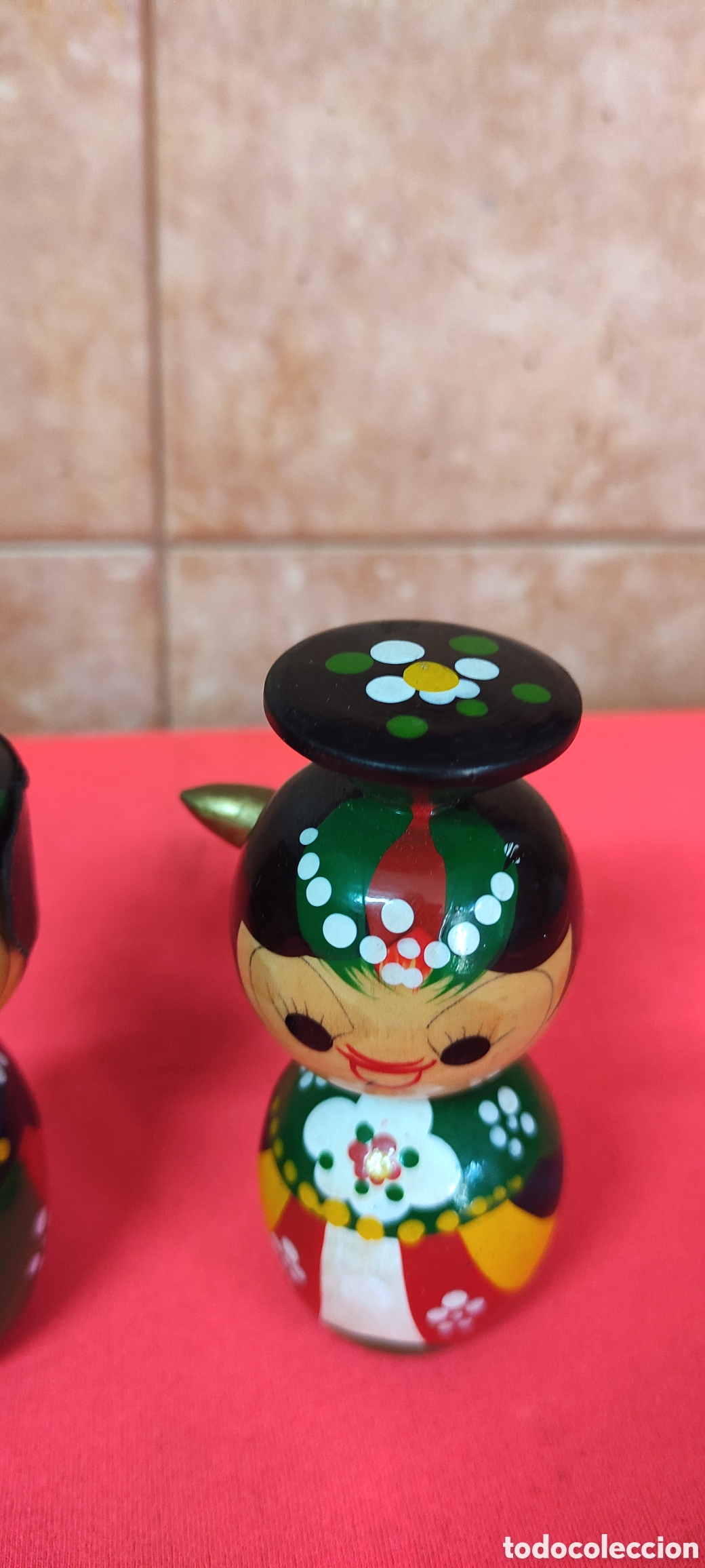 Antig&uuml;edades: Figuras Kokeshi japonesas - Foto 4