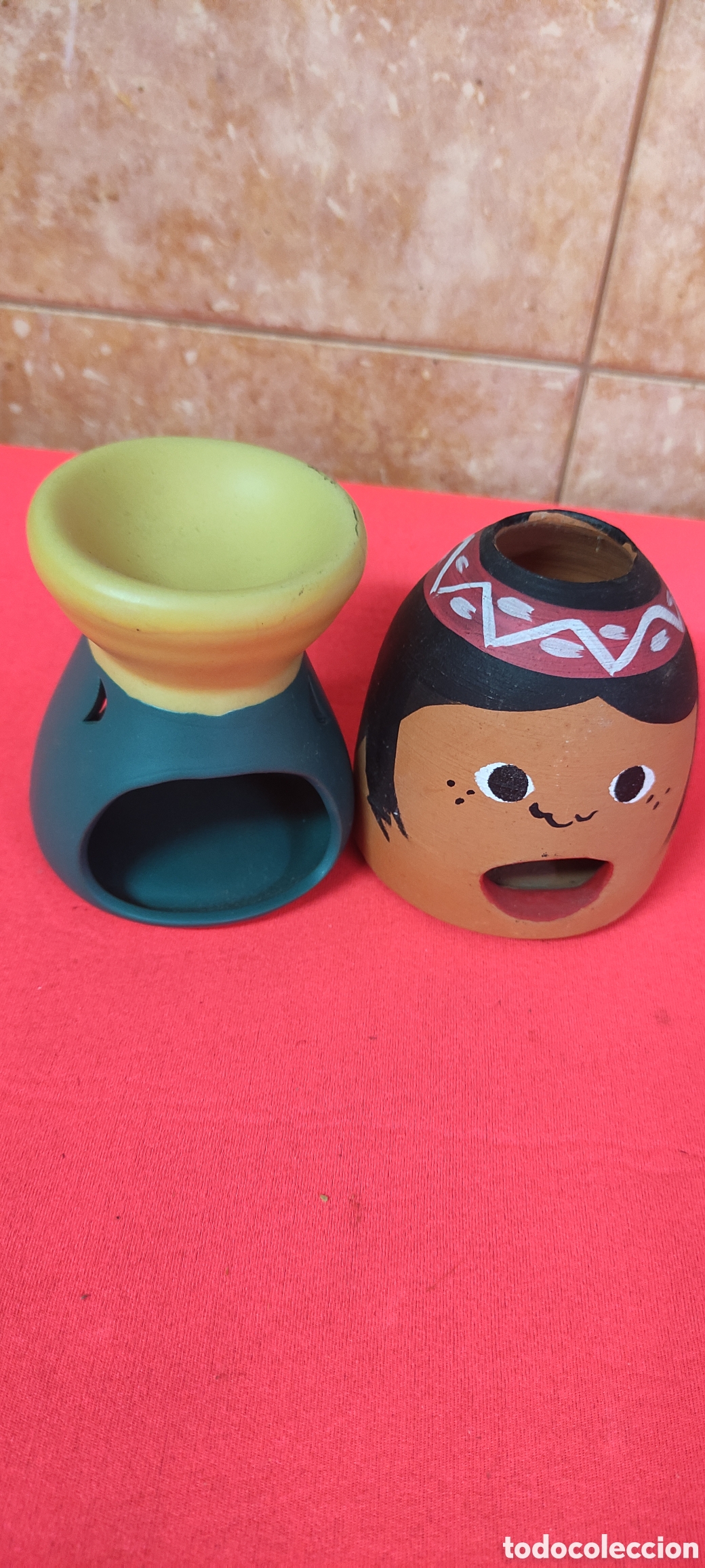 Antig&uuml;edades: Pareja de portavelas - Foto 8