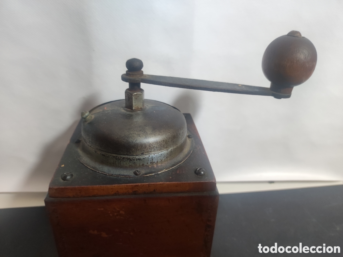Antig&uuml;edades: Molinillo de caf&eacute; madera y metal - Foto 2