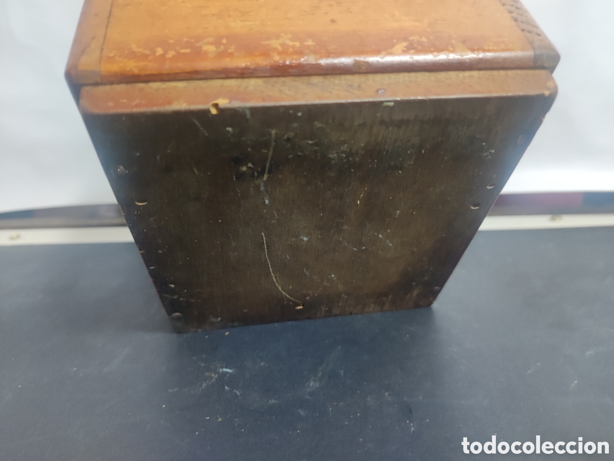 Antig&uuml;edades: Molinillo de caf&eacute; madera y metal - Foto 4