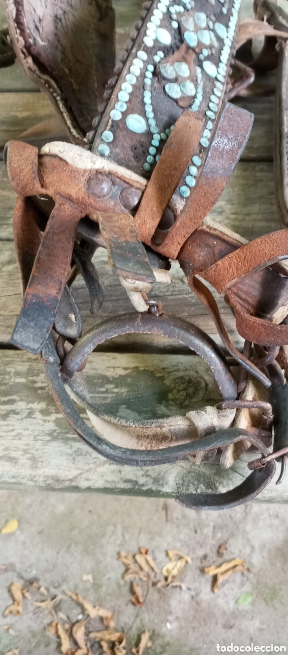 Antig&uuml;edades: Cabezada antigua caballeria - Foto 4