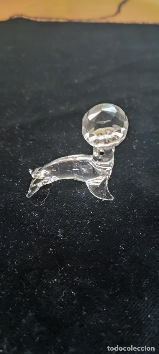 Antig&uuml;edades: Foca de cristal de Swarovski - Foto 1