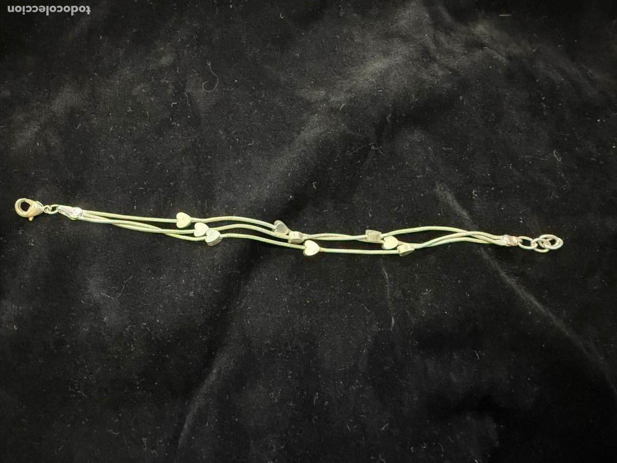 Antig&uuml;edades: PULSERA DE PLATA - MEDIDA ABIERTA 19 CM - Foto 2
